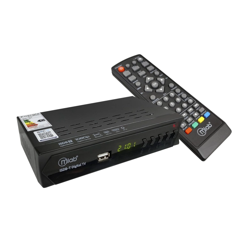 DECODIFICADOR DE SEÑAL TV DIGITAL HD 1080P ISDB-T 9407 MLAB - 1
