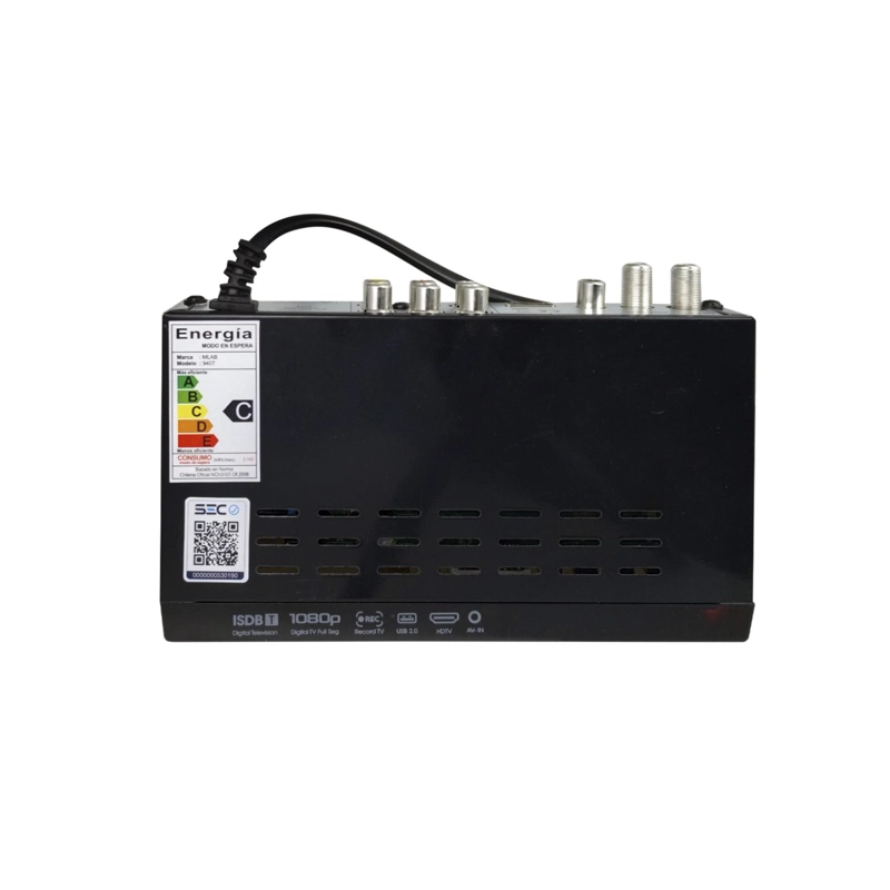 DECODIFICADOR DE SEÑAL TV DIGITAL HD 1080P ISDB-T 9407 MLAB - 2