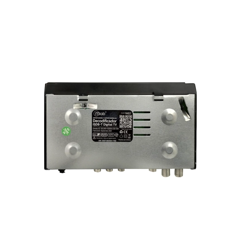 DECODIFICADOR DE SEÑAL TV DIGITAL HD 1080P ISDB-T 9407 MLAB - 4
