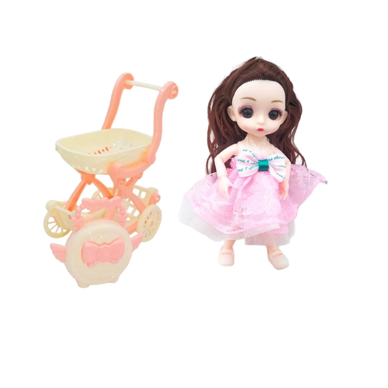 JUGUETE MUÑECA CON COCHE ACCESORIO GRACEFUL INFANTIL - 1