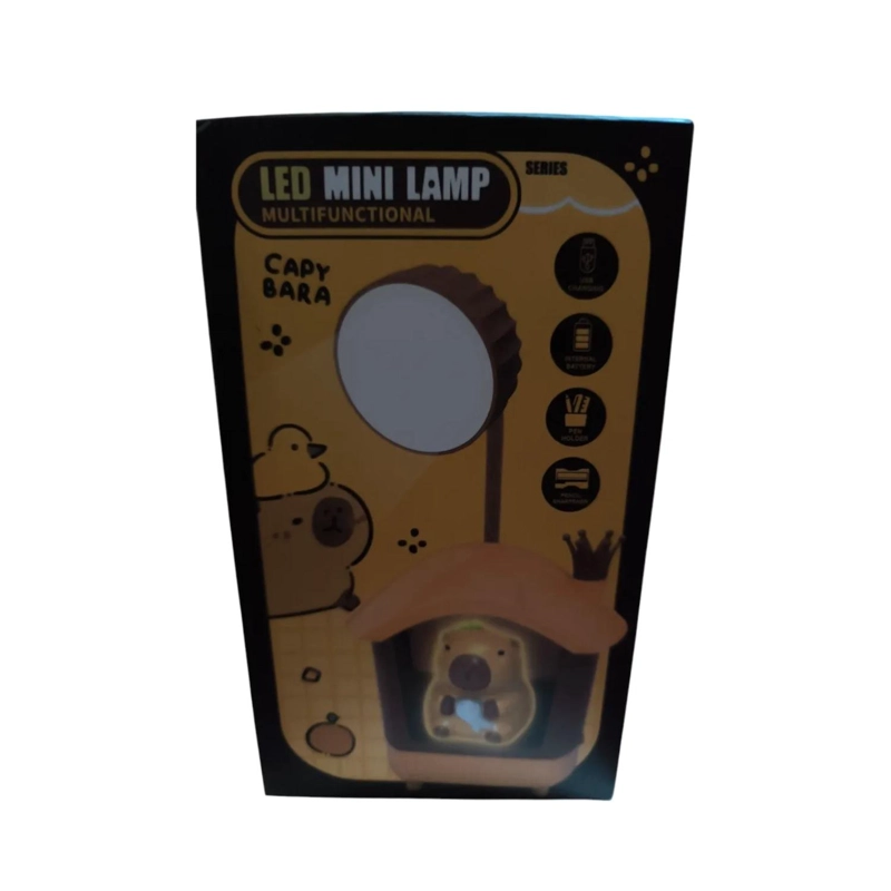 MINI LAMPARA LED DE ESCRITORIO USB TEMATICA CAPIBARA - 3