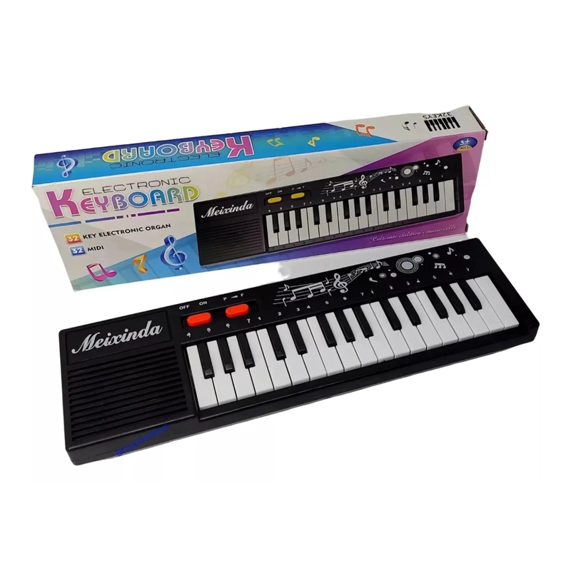 JUGUETE PIANO TECLADO MUSICAL CON 32 TECLAS SONIDOS INFANTIL - 2
