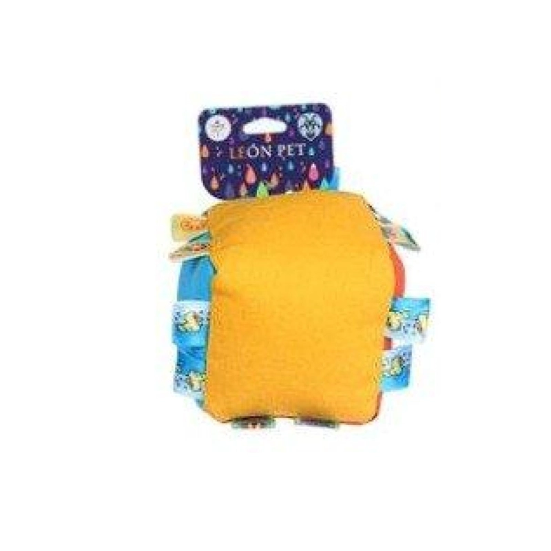 JUGUETE PELUCHE CUBO SENSORIAL PARA PERROS MASCOTAS - 2