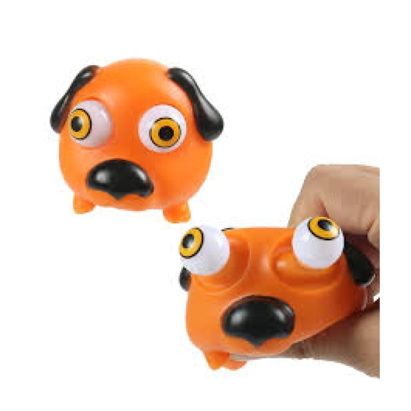 JUGUETE PARA MORDER PERRITO OJOS SALTONES 6X8CM PARA MASCOTAS - 2