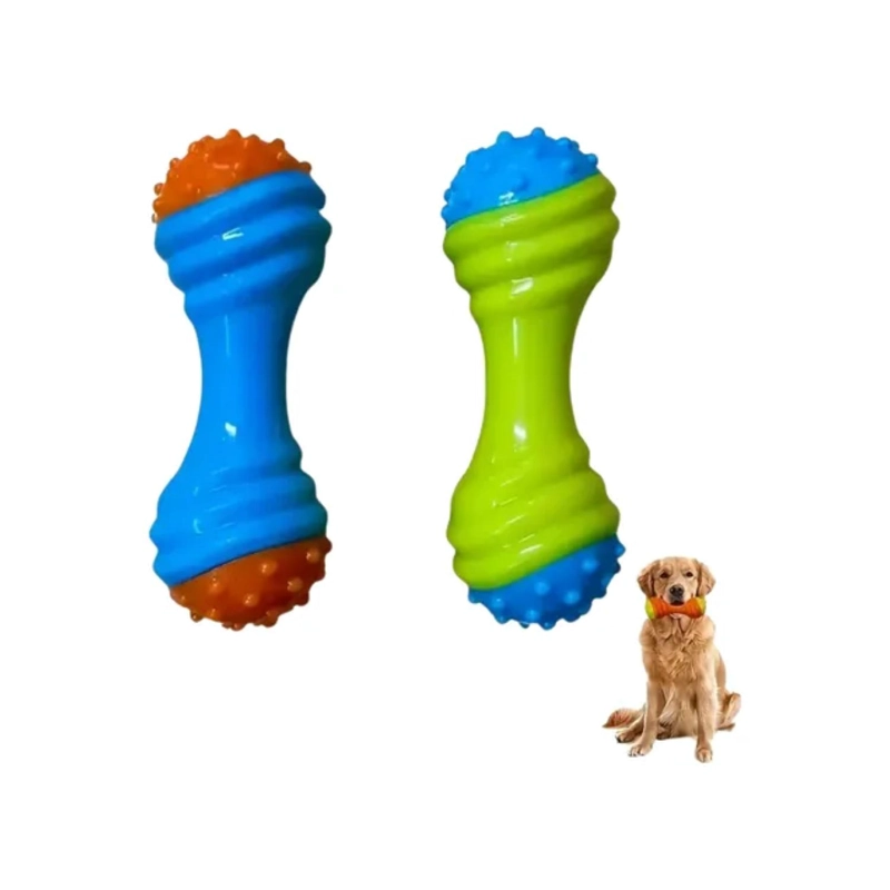JUGUETE PARA MORDER MANCUERNA 13CM CON TEXTURA PARA MASCOTAS - 2