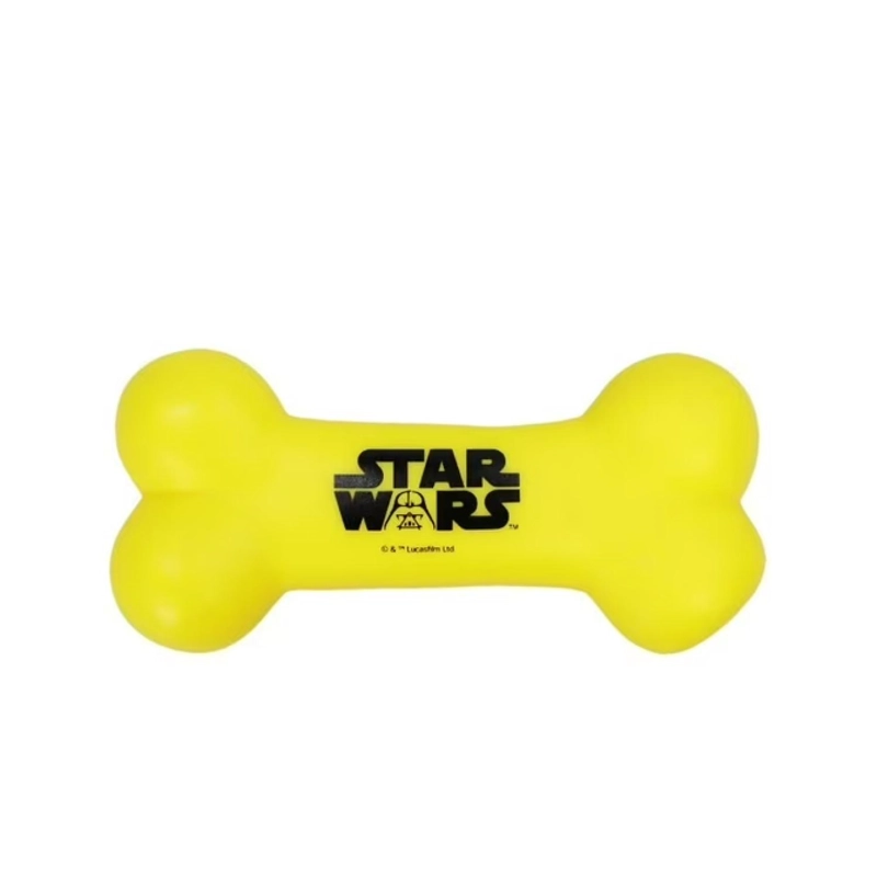 HUESO DE JUGUETE AMARILLO STAR WARS PARA PERROS MASCOTAS - 1