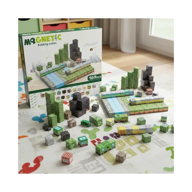 JUGUETE BLOQUES MAGNETICOS 169PCS ESCENAS INFANTIL - 3