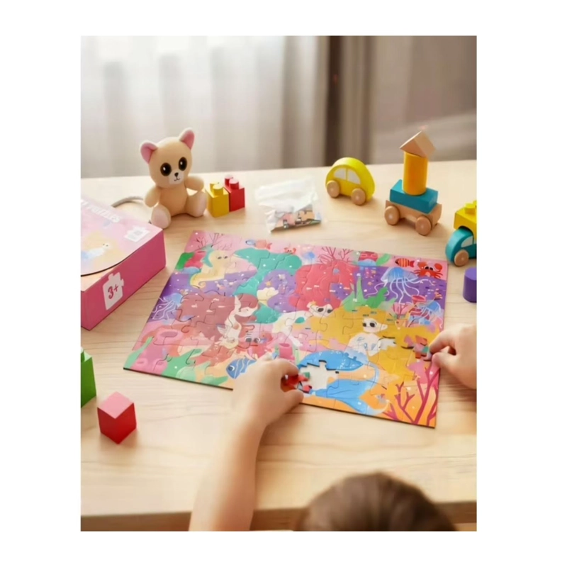 JUGUETE ROMPECABEZAS 60 PIEZAS SIRENITA INFANTIL - 2