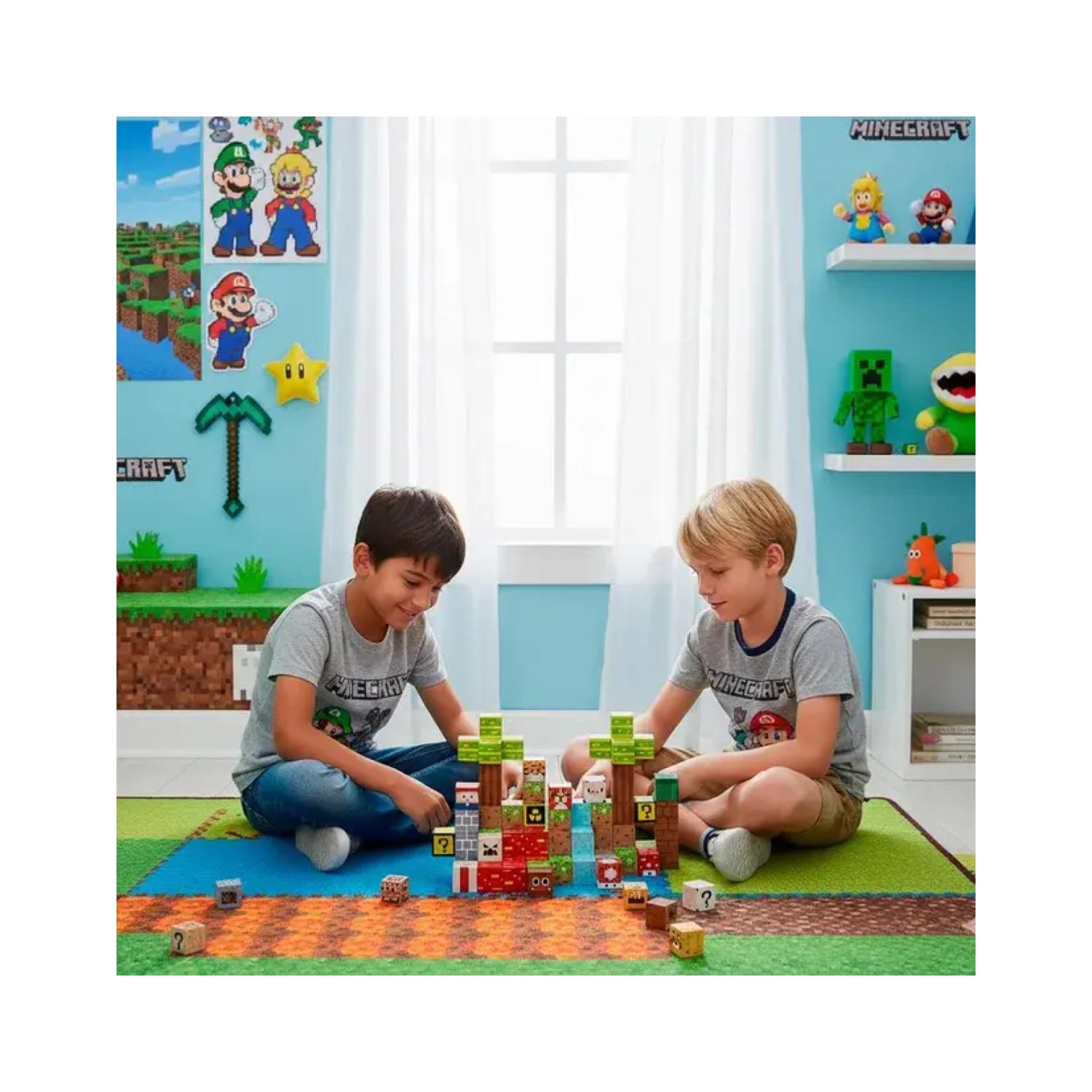 JUGUETE BLOQUES MAGNETICOS 84PCS ESCENAS INFANTIL - 2