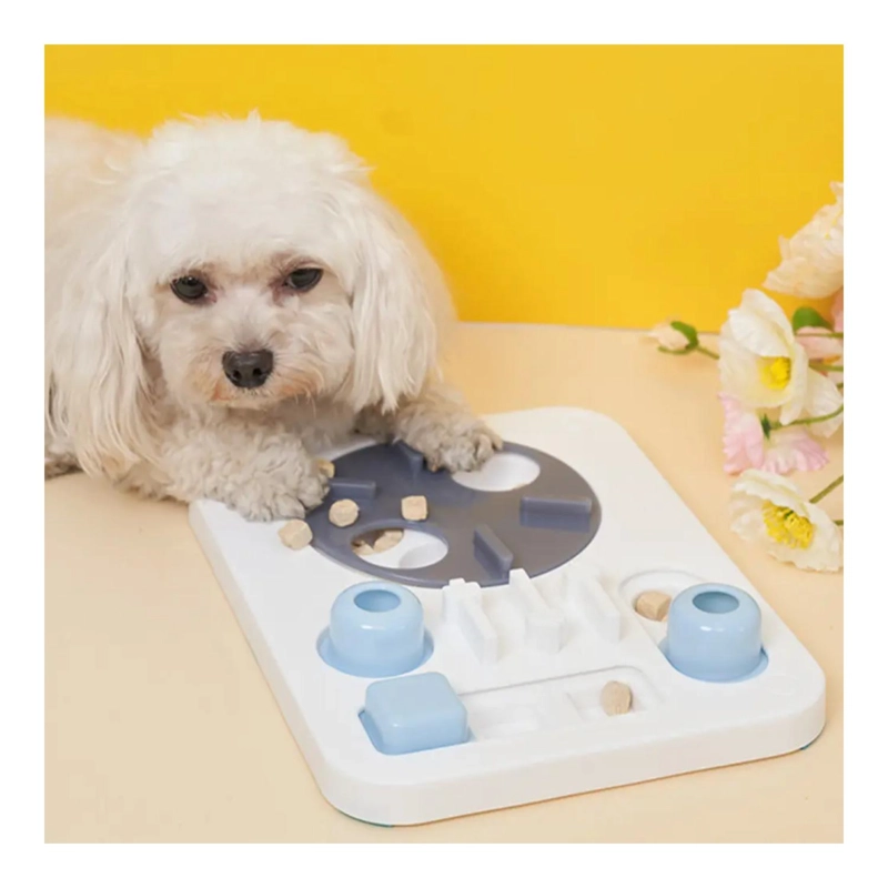 PLATO DE COMIDA LENTA ANTIANSIEDAD PARA PERROS MASCOTAS - 3