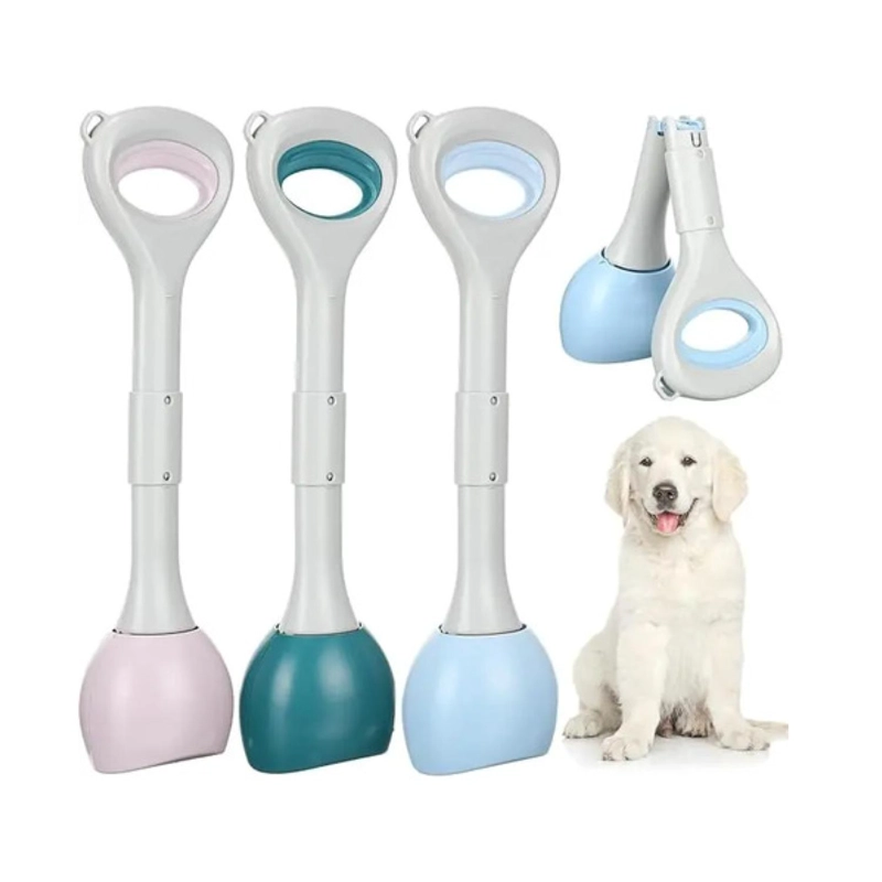 PALA RECOGEDORA EXCREMENTOS MASCOTAS PORTATIL PLEGABLE - 4
