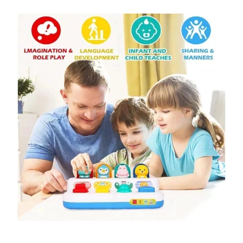 JUGUETE DIDACTICO INTERACTIVO POP UP ANIMALES INFANTIL - 4