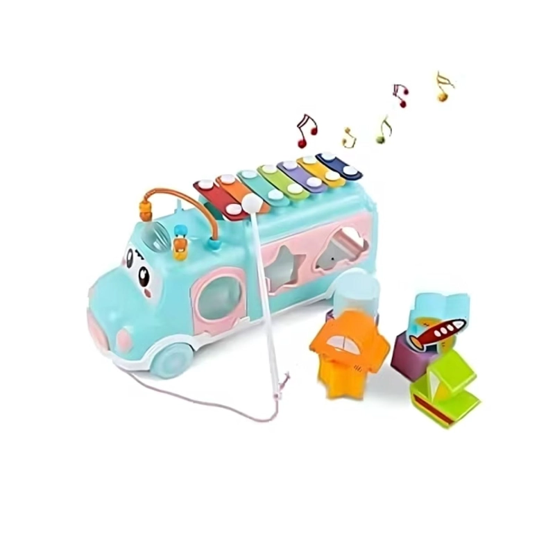 JUGUETE AUTOBUS XILOFONO DIDACTICO MUSICAL INFANTIL - 2