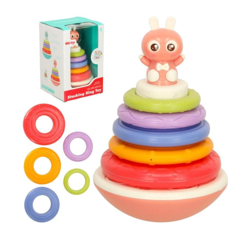 JUGUETE DIDACTICO SENSORIAL BIBI IN TORRE ROSADO INFANTIL - 1