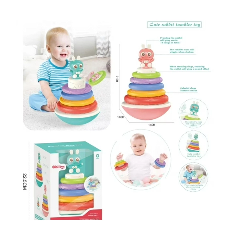 JUGUETE DIDACTICO SENSORIAL BIBI IN TORRE AZUL INFANTIL - 2