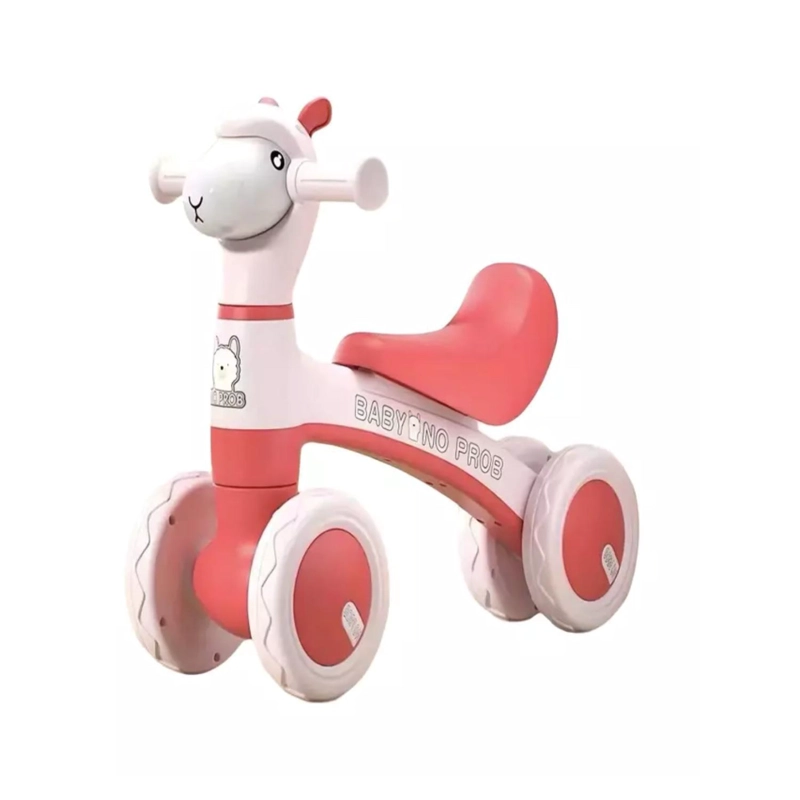 JUGUETE CORREPASILLO BICICLETA DE EQUILIBRIO ROSADO INFANTIL - 1