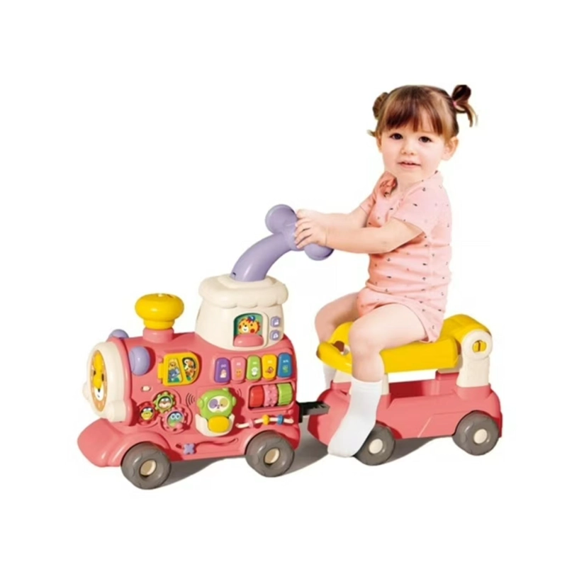 JUGUETE CAMINADOR ANDADERA 5 EN 1 DIDACTICA ROSADO INFANTIL - 1