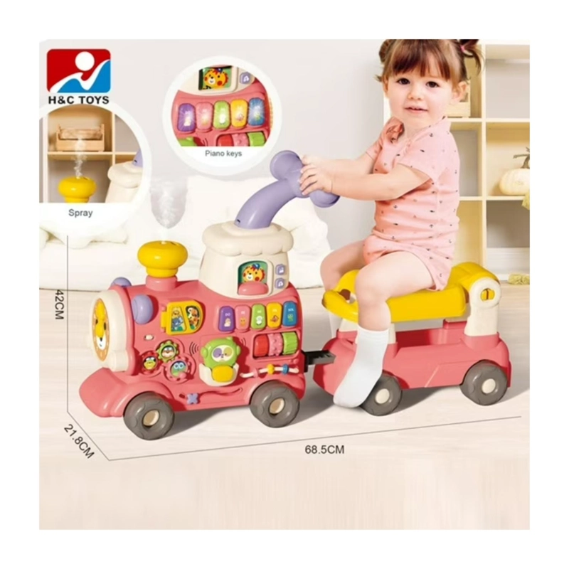 JUGUETE CAMINADOR ANDADERA 5 EN 1 DIDACTICA ROSADO INFANTIL - 2