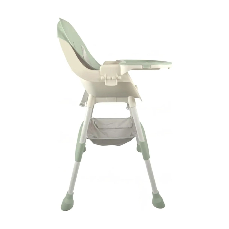 SILLA DE COMER 2 EN 1 AJUSTABLE PEGABLES PORTATIL VERDE INFANTIL - 3