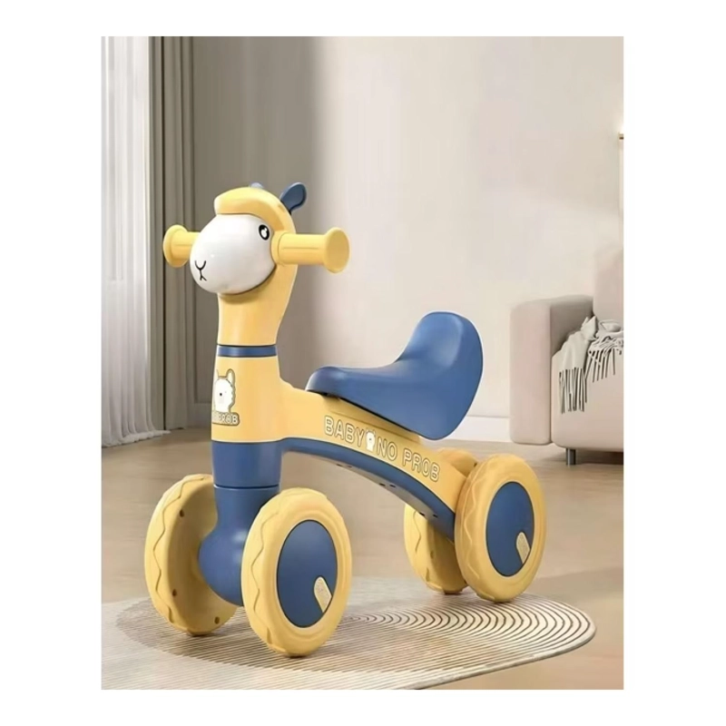 JUGUETE CORREPASILLO BICICLETA DE EQUILIBRIO AMARILLO INFANTIL - 2