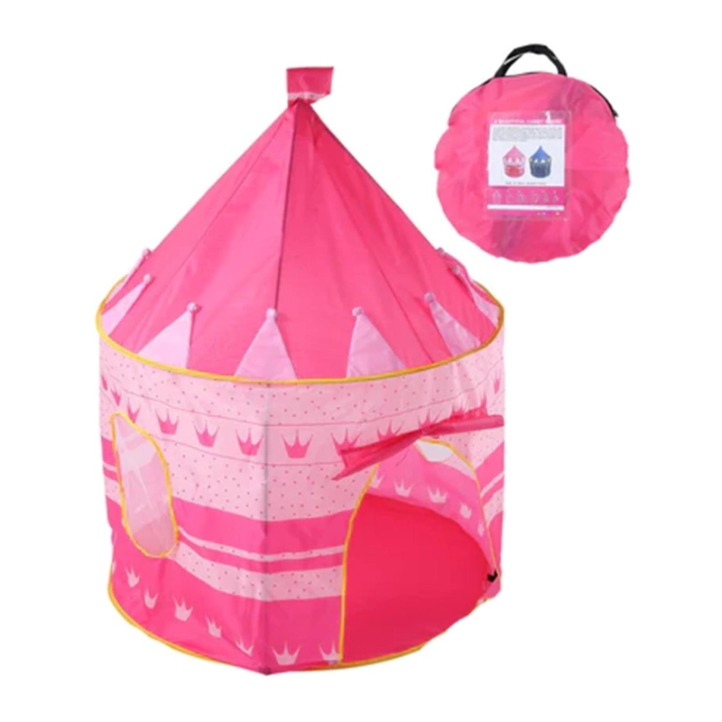 JUGUETE CARPA CASTILLO PRINCESAS 135X105CM ROSADO INFANTIL - 2