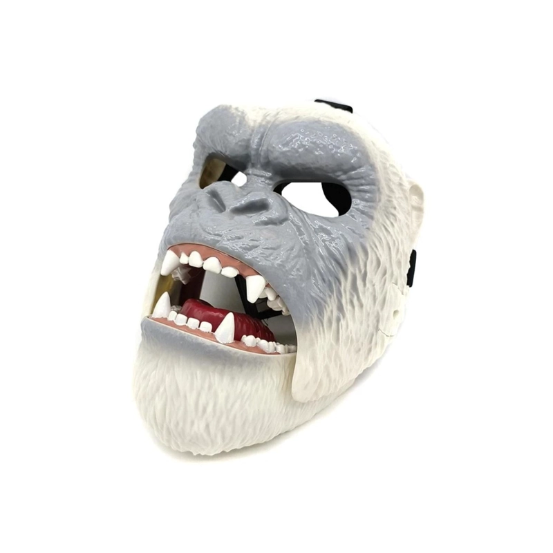 JUGUETE MASCARA DE KING KONG BLANCO MOVIMIENTO Y SONIDO INFANTIL - 1