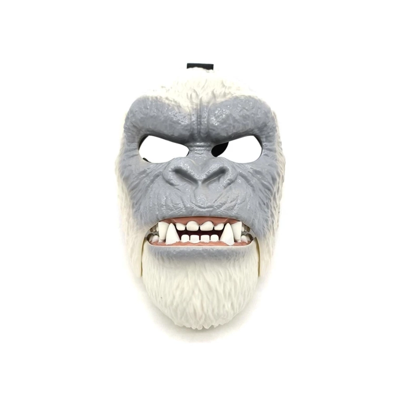 JUGUETE MASCARA DE KING KONG BLANCO MOVIMIENTO Y SONIDO INFANTIL - 2