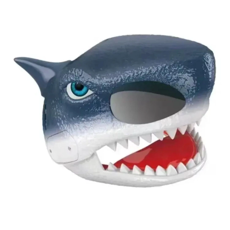 JUGUETE MASCARA DE TIBURON CON MOVIMIENTO Y SONIDO INFANTIL - 1