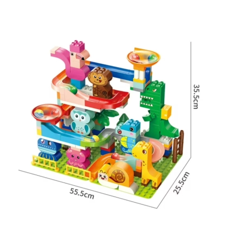 JUGUETE BLOQUES DE CONSTRUCCION DIDACTICOS TOBOGANES INFANTIL - 3