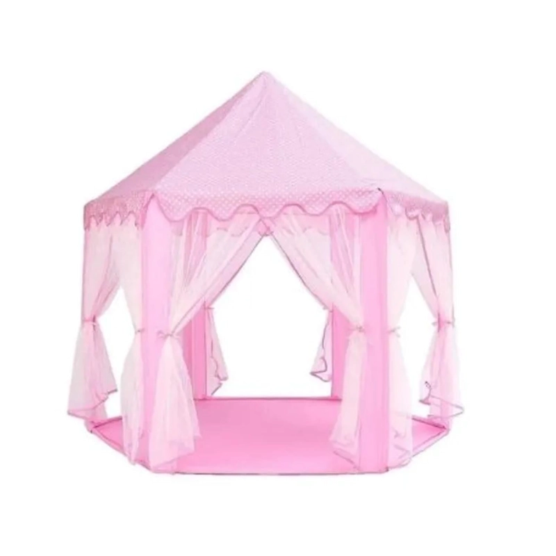 JUGUETE CARPA CASTILLO PRINCESAS 135X140CM ROSADO INFANTIL - 1