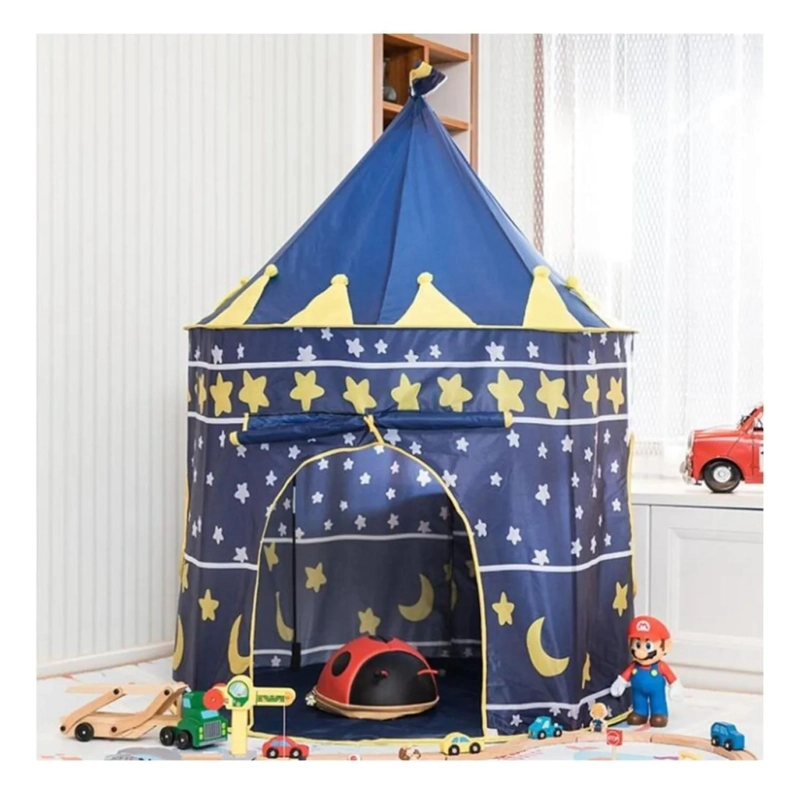 JUGUETE CARPA CASTILLO PLEGABLE 135X150CM AZUL INFANTIL - 2