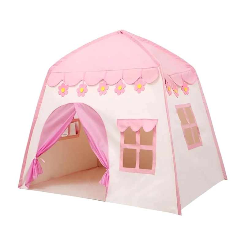 JUGUETE CARPA PLEGABLE CASA DE JUEGOS 100X130CM ROSADO INFANTIL - 1