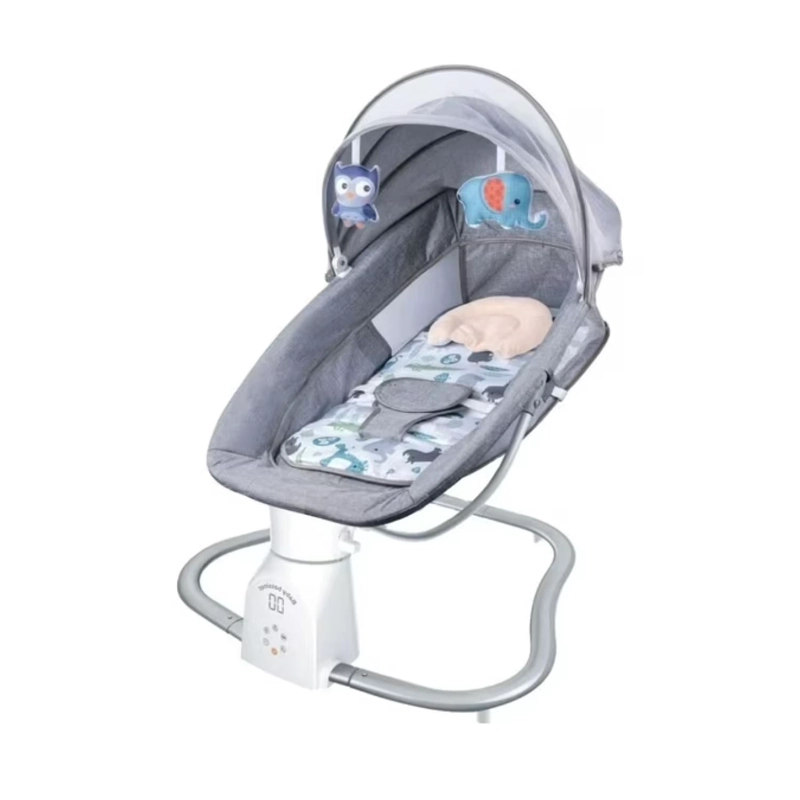 SILLA MECEDORA CON CONTROL REMOTO PARA SIESTAS DE BEBES INFANTIL - 1