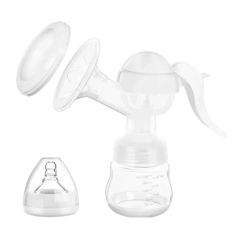 EXTRACTOR DE LECHE MANUAL SACALECHE MAMADERA CHUPETE INFANTIL - 1