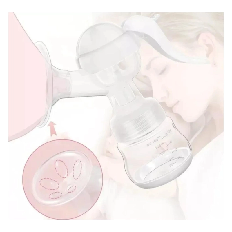 EXTRACTOR DE LECHE MANUAL SACALECHE MAMADERA CHUPETE INFANTIL - 3