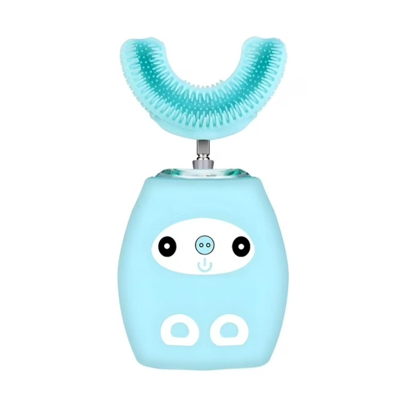 CEPILLO FORMA DE U ELECTRICO RECARGABLE PARA NIÑOS AZUL INFANTIL - 1