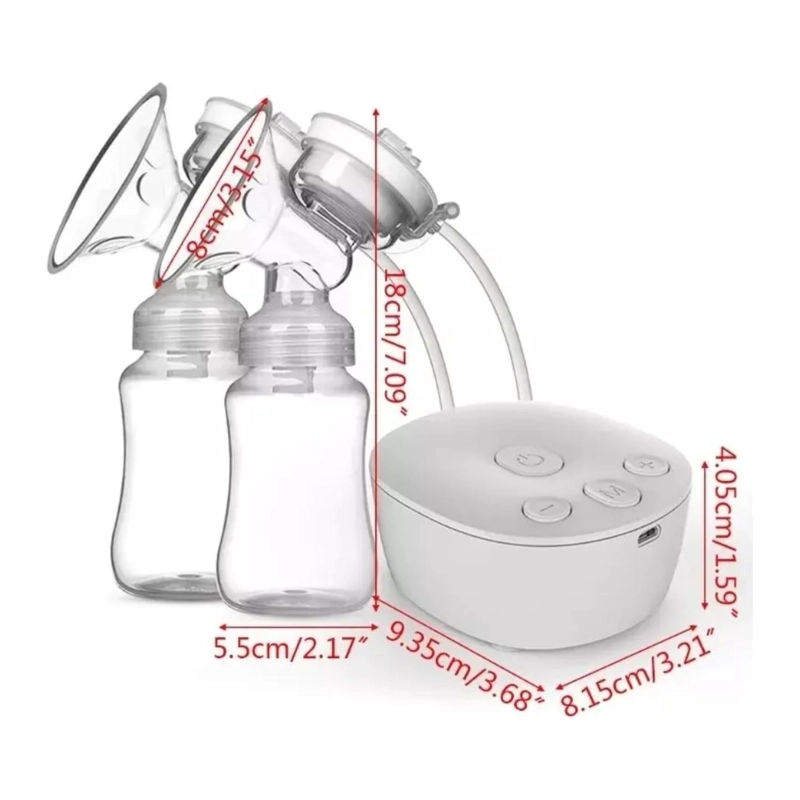 EXTRACTOR DE LECHE MATERNA ELECTRICO DOBLE SUCCION INFANTIL - 3