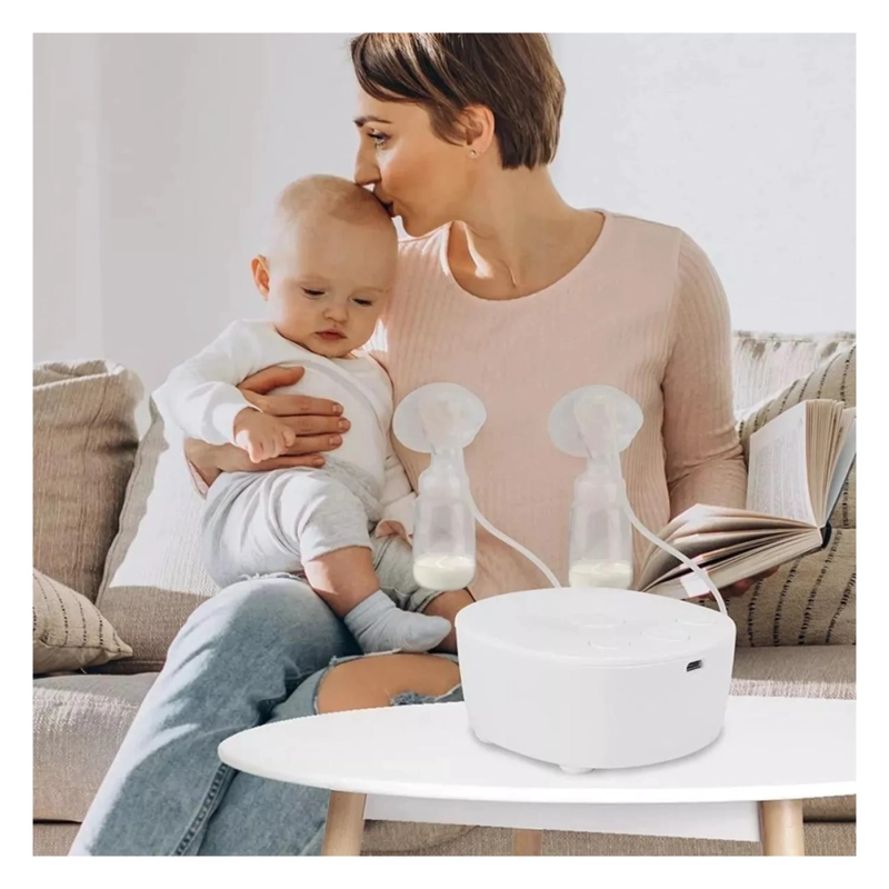 EXTRACTOR DE LECHE MATERNA ELECTRICO DOBLE SUCCION INFANTIL - 4
