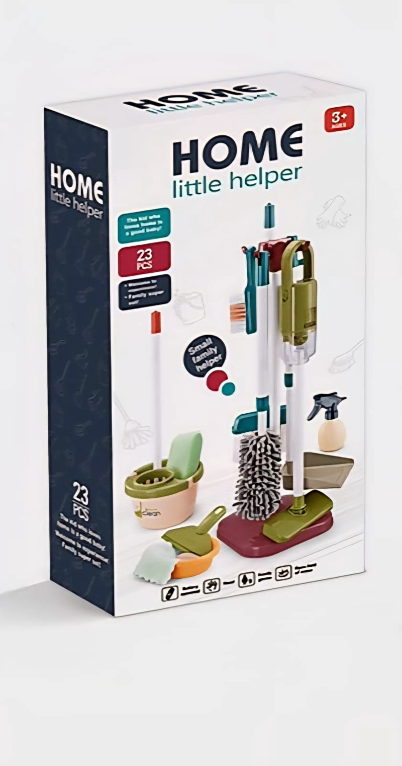 JUGUETE SET DE LIMPIEZA 23PZAS CON ASPIRADORA A PILAS INFANTIL - 6