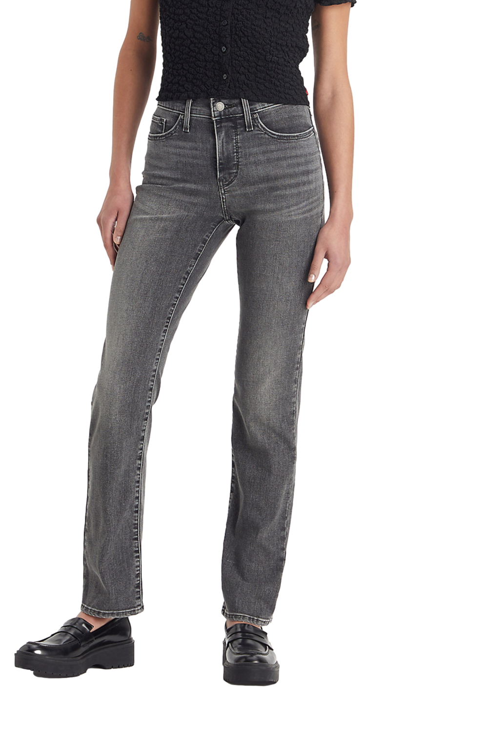 JEANS ALGODÓN MUJER LEVIS GRIS 19631-0187 314 SHAPING STRAIGHT - 1