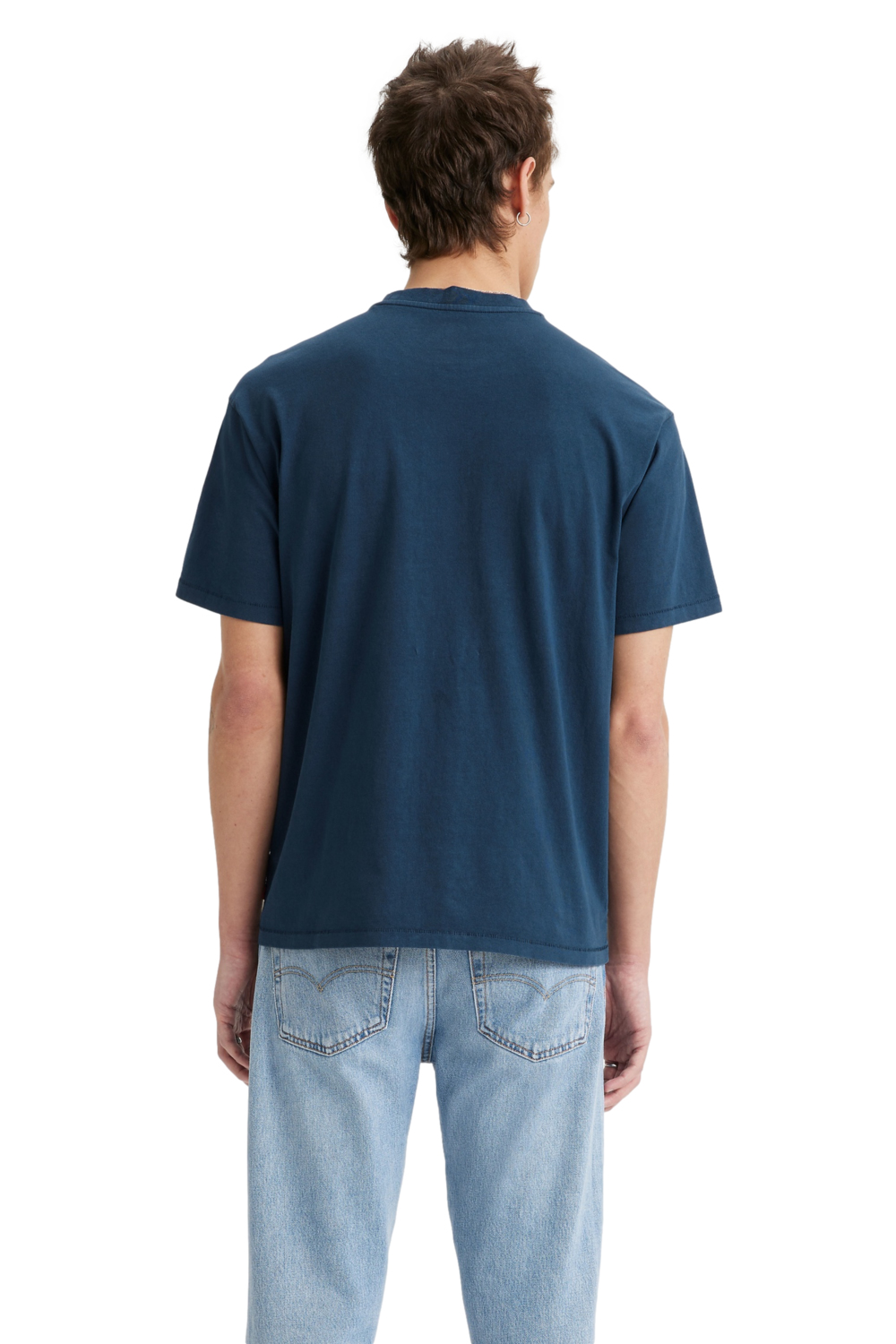 POLERA HOMBRE MANGA CORTA RED TAB AZUL LEVIS A0637-0058 - 2