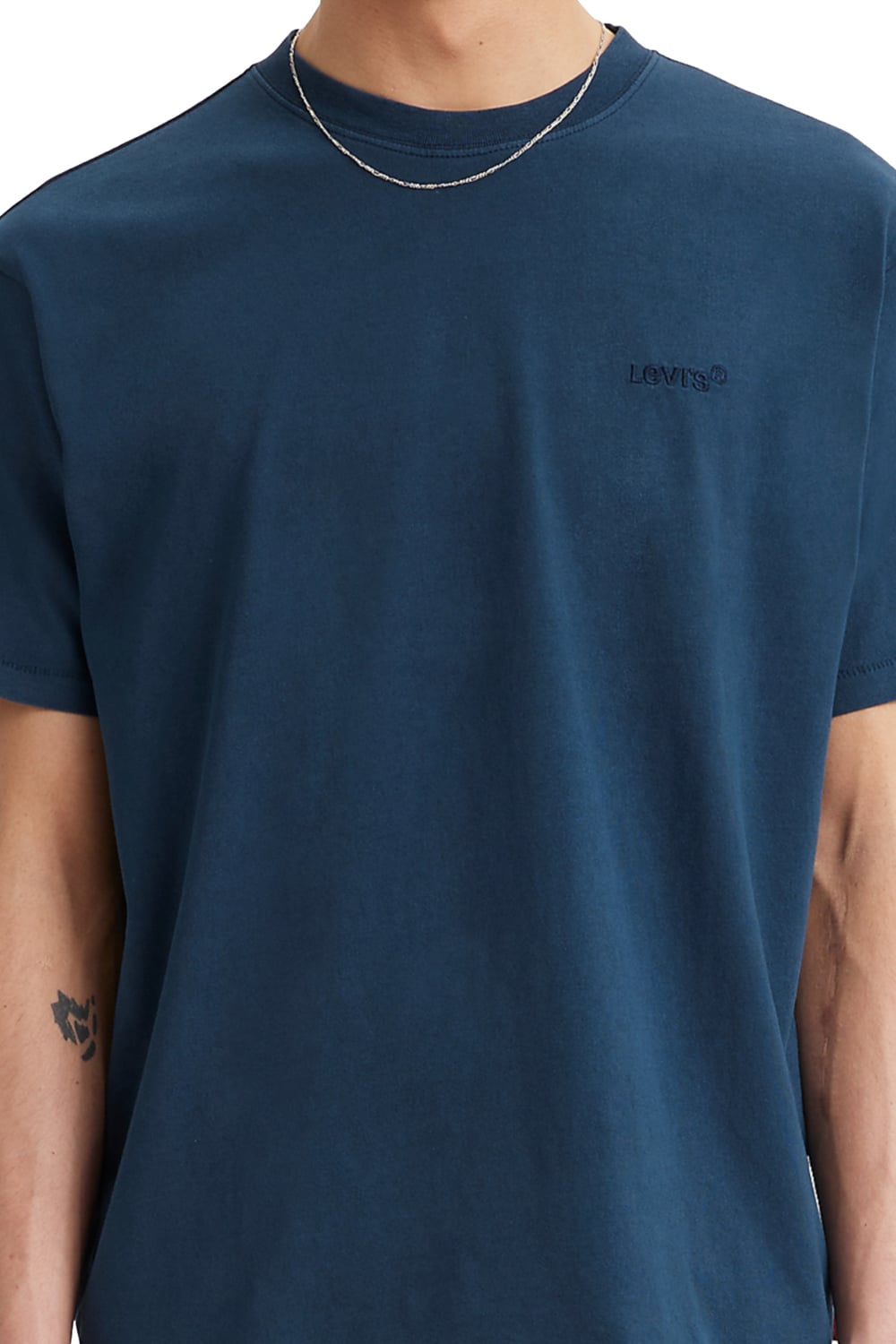 POLERA HOMBRE MANGA CORTA RED TAB AZUL LEVIS A0637-0058 - 3
