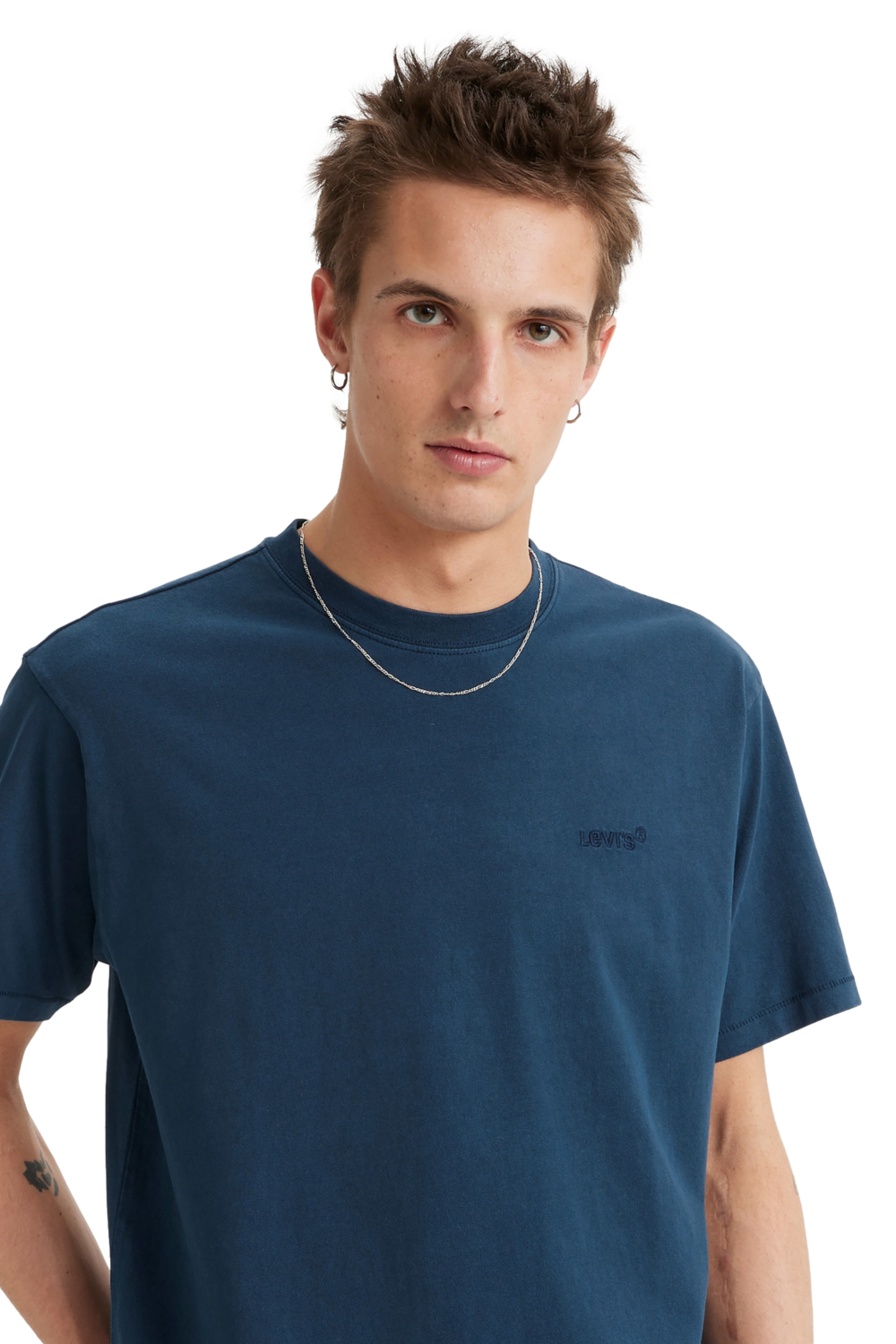 POLERA HOMBRE MANGA CORTA RED TAB AZUL LEVIS A0637-0058 - 5