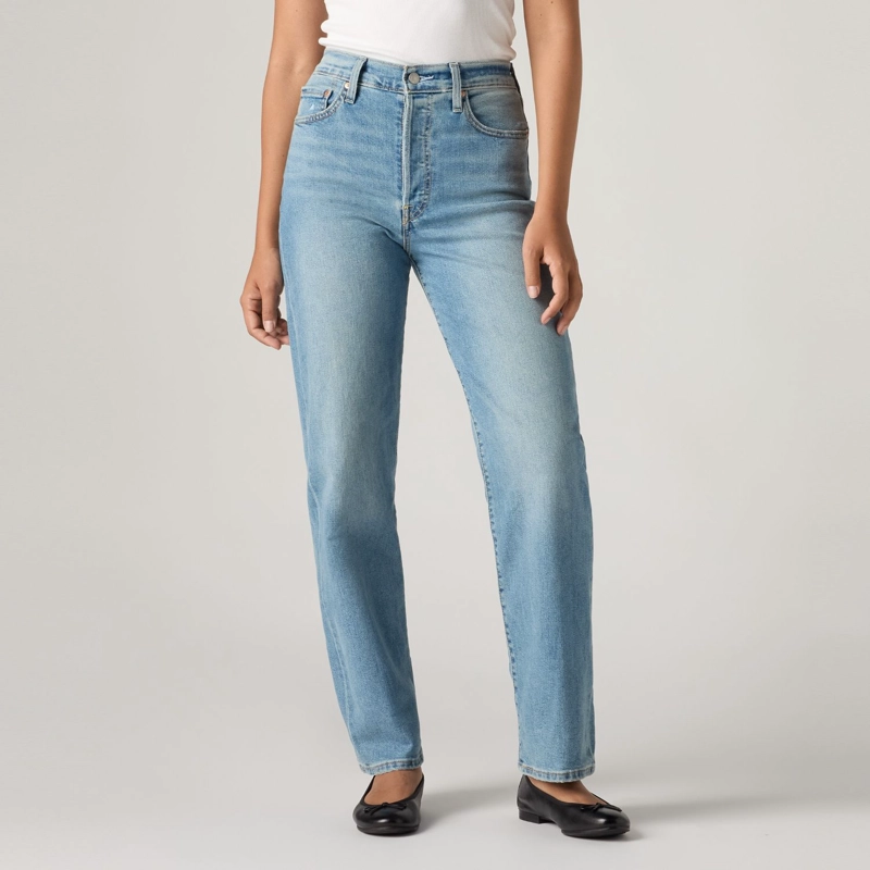 JEANS MUJER RIBCAGE STRAIGHT ANKLE AZUL LEVIS 72693-0165 - 1