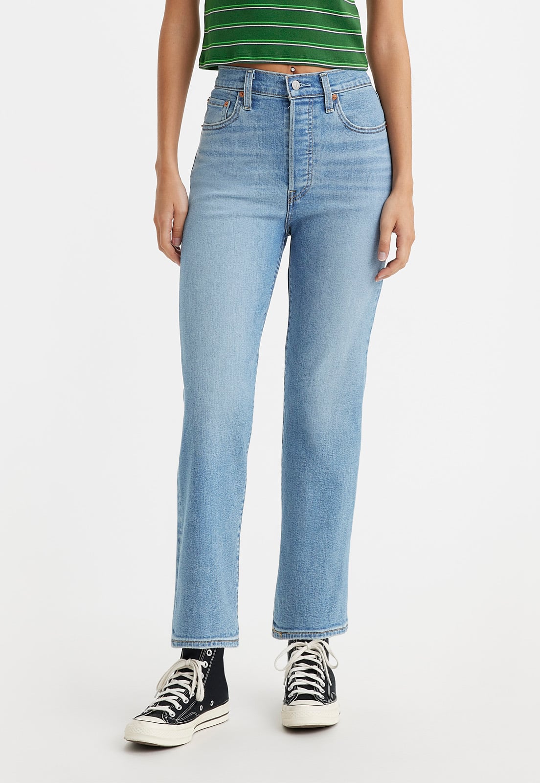 JEANS MUJER RIBCAGE STRAIGHT ANKLE AZUL LEVIS 72693-0165 - 1