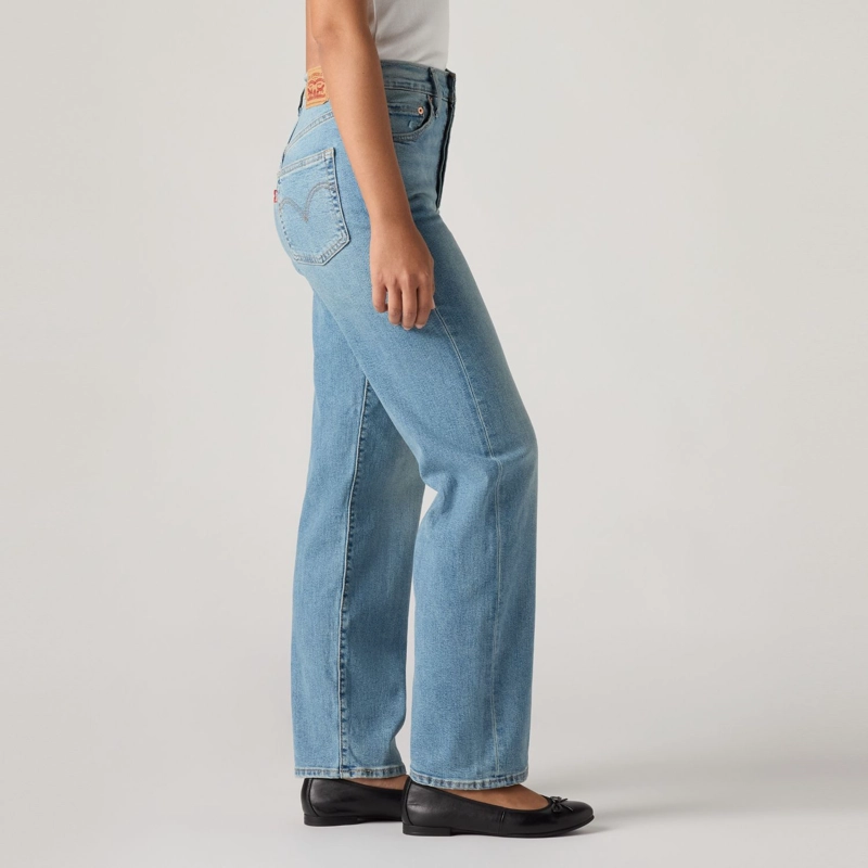JEANS MUJER RIBCAGE STRAIGHT ANKLE AZUL LEVIS 72693-0165 - 2