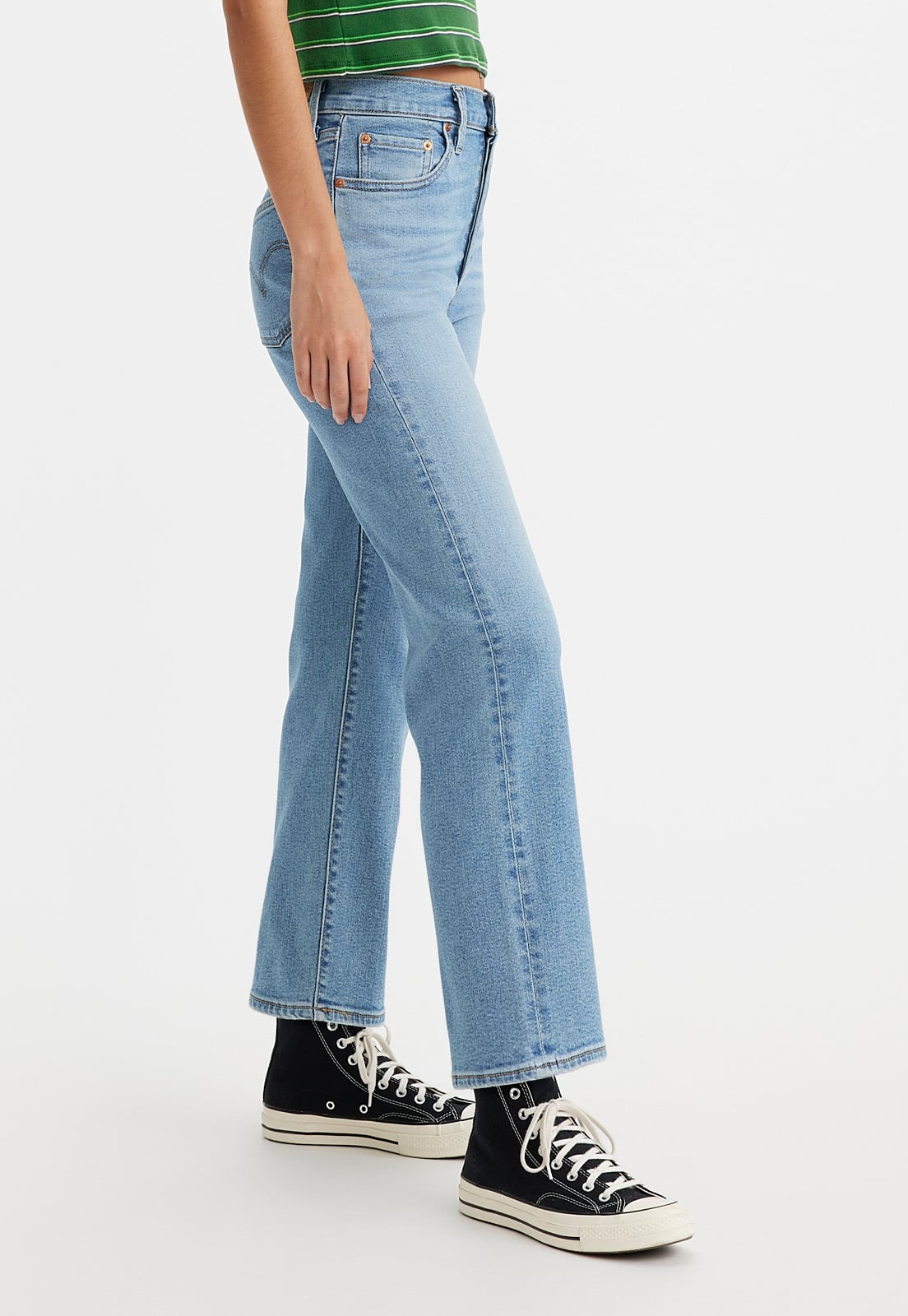 JEANS MUJER RIBCAGE STRAIGHT ANKLE AZUL LEVIS 72693-0165 - 2