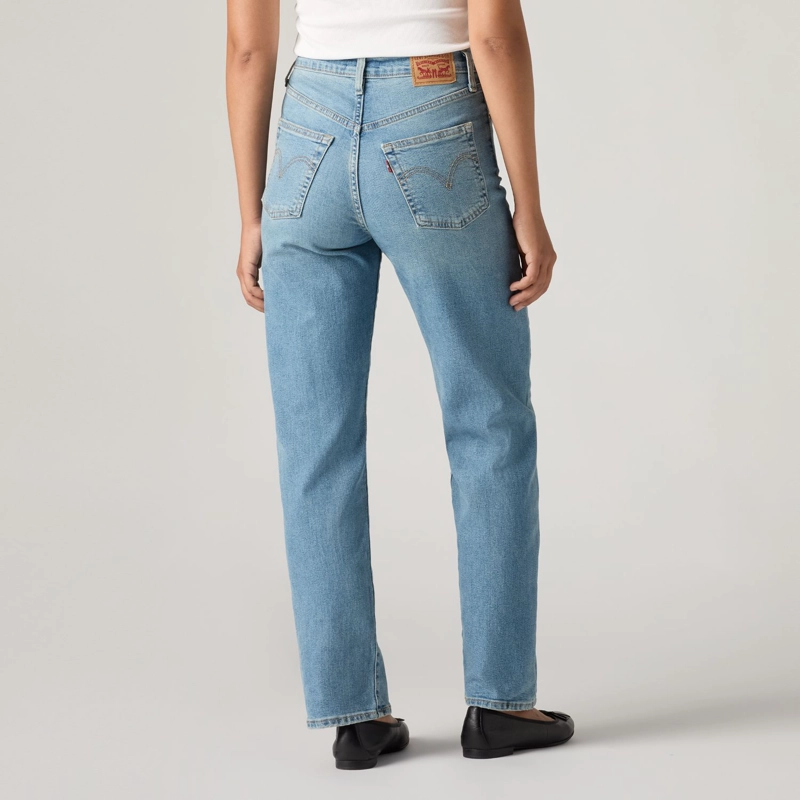 JEANS MUJER RIBCAGE STRAIGHT ANKLE AZUL LEVIS 72693-0165 - 3