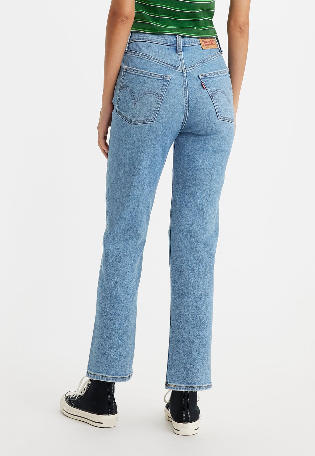 JEANS MUJER RIBCAGE STRAIGHT ANKLE AZUL LEVIS 72693-0165 - 3