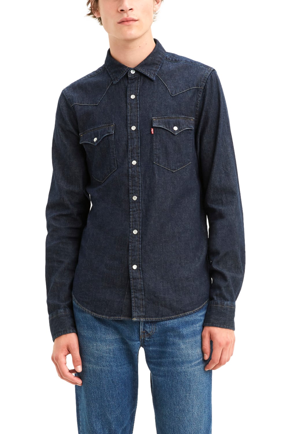 CAMISA HOMBRE REGULAR FIT CLASICA BOLSILLO AZUL OSCURO LEVIS 85745-0002 - 1